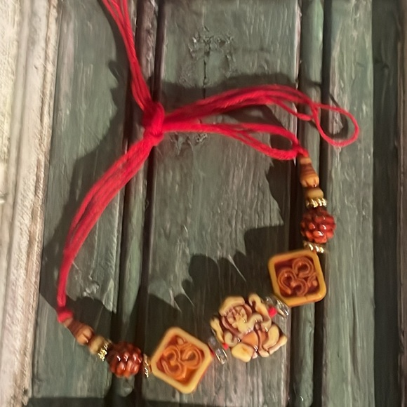Ganesh beaded bracelet - Picture 1 of 2